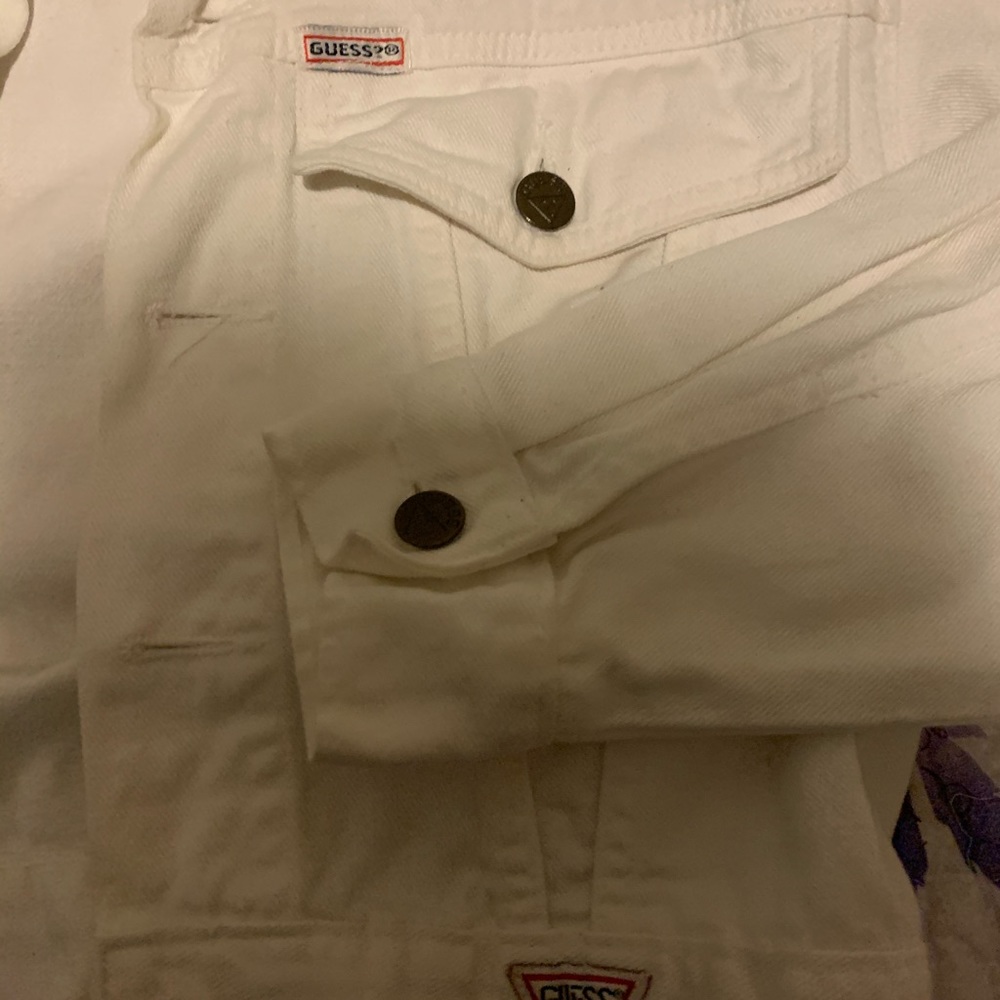 Guess white cropped jacket - Picture 2 of 2